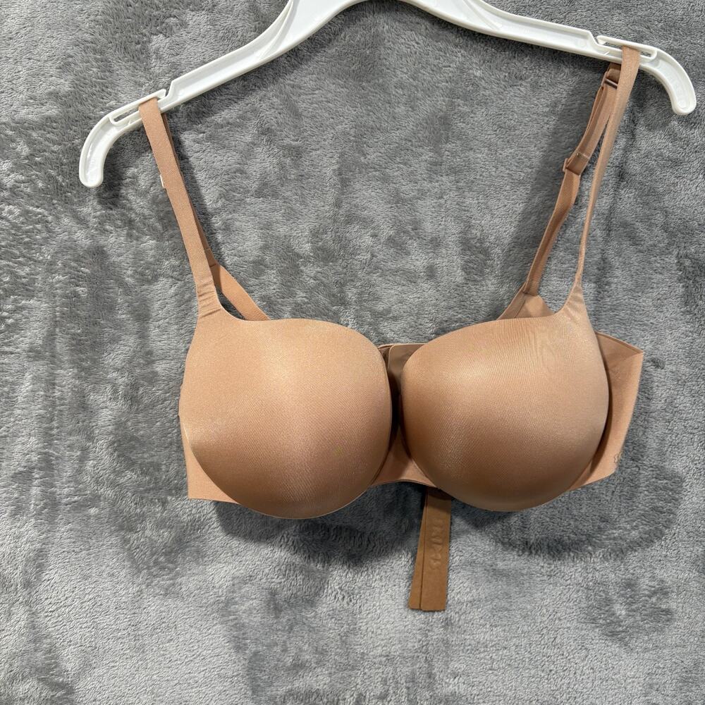 Skims Women's Ultimate Seamless Push-Up Balconette Bra Clay 38C NWT